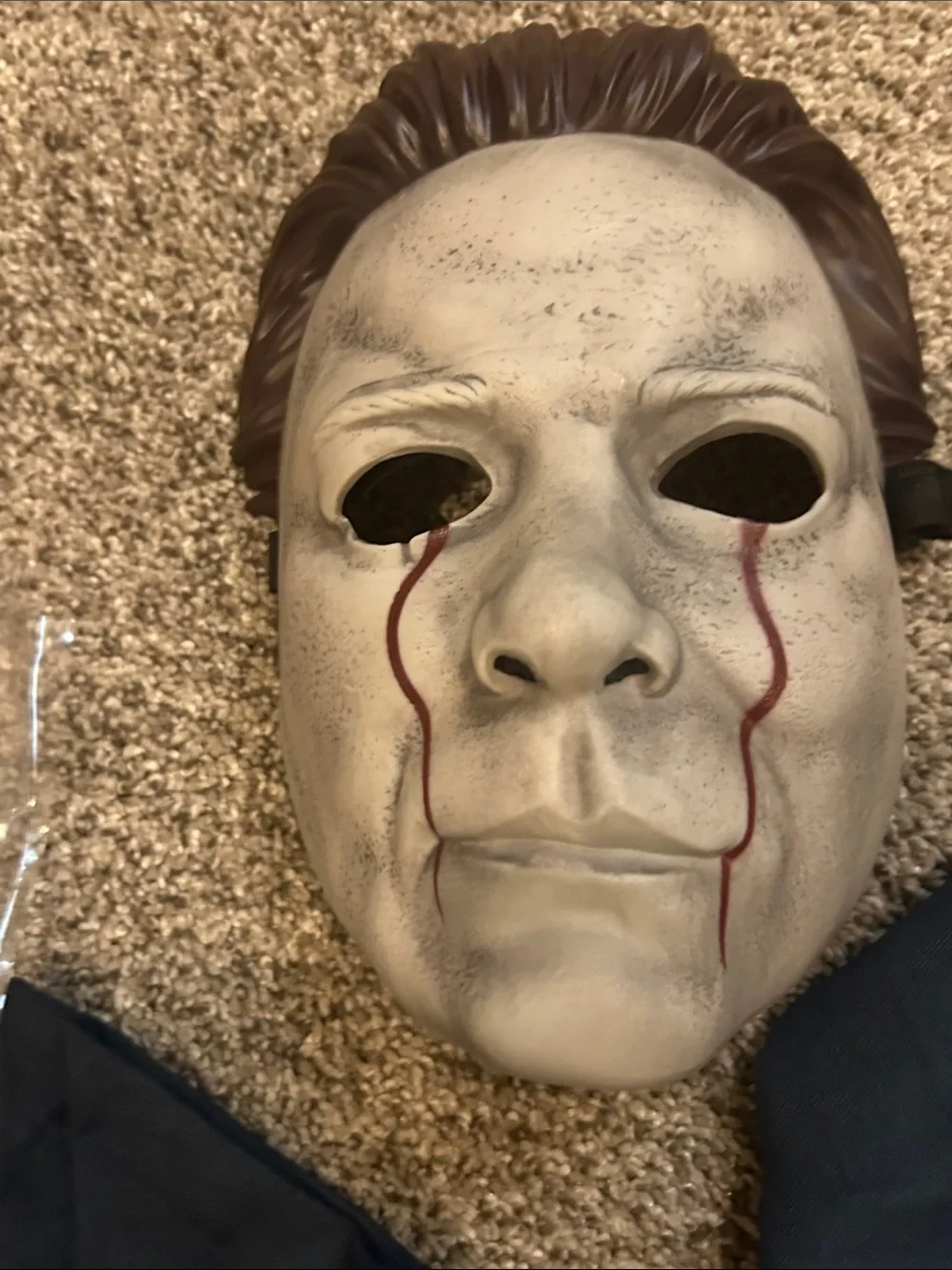 Michael Myers Jumpsuit Kids Costume in Dark Blue